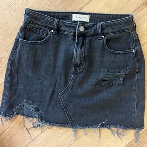 PacSun Charcoal Denim Skirt